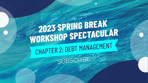 WMA Club Meeting SS23 - Meeting XXI (23SBWSC2): Debt Management Workshop