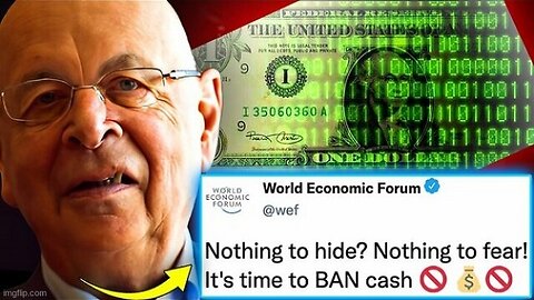 '100% Digital': WEF Orders Govt's To Outlaw Cash For 'Non-Licensed Individuals'? (Video)