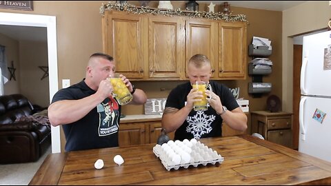 Raw Egg Chug Challenge!!! June 17, 2018