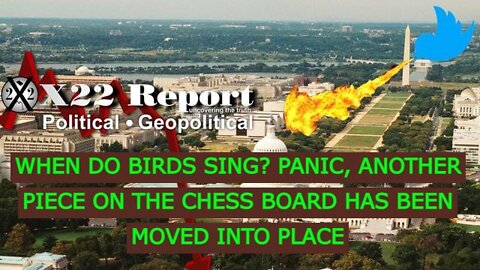 X22 REPORT 4/25/22 - WHEN DO BIRDS SING? PANIC!!!!!!!!