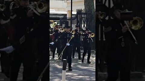 Rehearsal trooping the colour Wellington barracks #thekingsguard