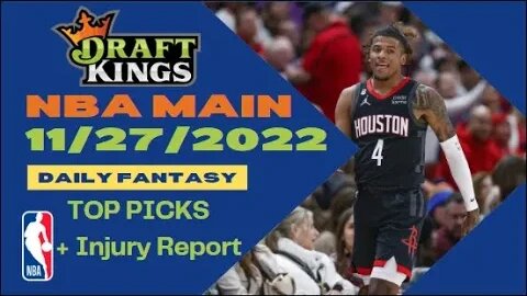 Dreams Top Picks NBA DFS Today Main Slate 12/27/22 Daily Fantasy Sports Strategy DraftKings FanDuel