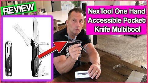 NexTool One Hand Accessible Pocket Knife Multitool