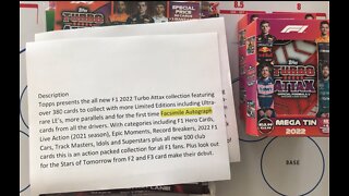 False Advertising On Topps 2022 F1 Turbo Attax From Fanatics