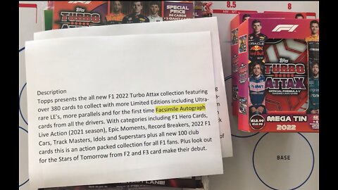 False Advertising On Topps 2022 F1 Turbo Attax From Fanatics