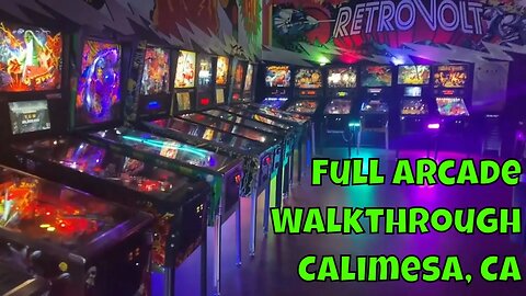 Retrovolt Arcade Walkthrough Calimesa California | Indie Arcade Wave