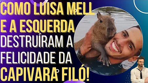 Como Luísa Mell e a esquerda acabaram com a alegria da capivara Filó!