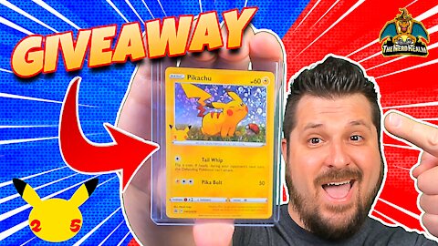 ⭐Giveaway⭐ Exclusive Pokemon 25th Anniversary Holo Pikachu from General Mills Cereal