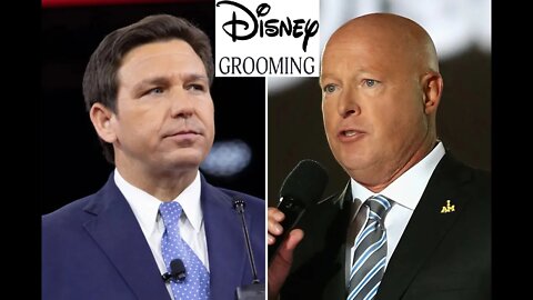 Florida Governor Ron Desantis vs. Disney Company's CEO Bob Chapek over Disney GROOMING Support