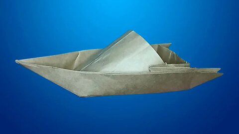 🚤 Origami boat — tutorial | How to make a boat boat out of paper. ☑