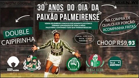 O DIA EM QUE A TERRA PAROU: 30 ANOS DO FIM DA FILA DO PALMEIRAS.