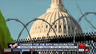 Changes made to the 59th Presidential Inauguration