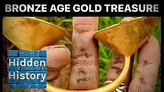 Rare Bronze Age gold treasure unearthed by metal detectorist