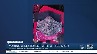 Scottsdale makeup artist makes fashionable face masks