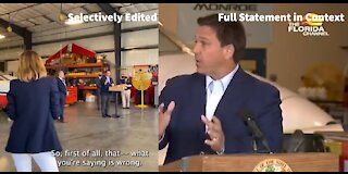 DECEPTION: What "60 Minutes" Showed vs. What DeSantis ACTUALLY Said