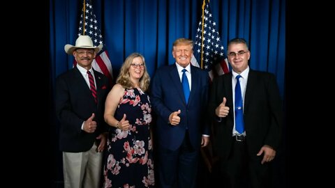 PRESIDENT TRUMP- Mar-A-Lago , Rally and Bedminster with VFAF's -Vet Voice Stan & Donna Fitzgerald