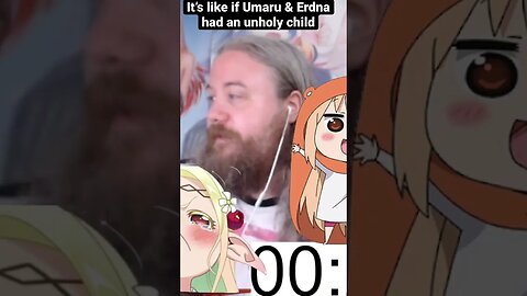 The Unholy Child of Umaru and Otaku Elf Lazy Saint Girl #anime #animeedit #comedy #reaction #shorts