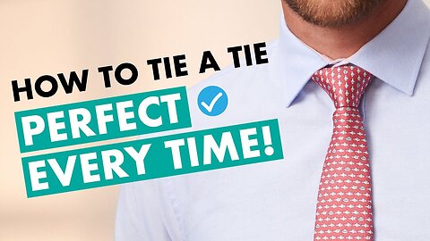 How to Tie a Tie | Windsor (Full Windsor or Double Windsor) | For Beginners