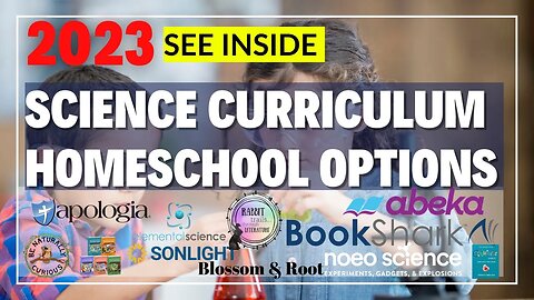 Homeschool Curriculum SCIENCE 2023 Secular & Christian REVIEW and SEE INSIDE