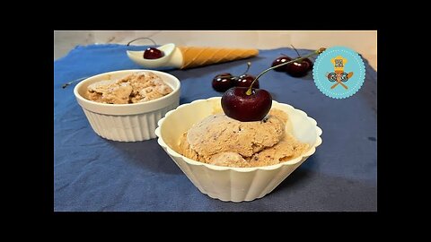 Cherry Ice Cream Recipe / Εύκολο Παγωτό Κεράσι