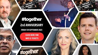 We want YOU! Together 2nd Anniversary Event, London 29 Sep 2023