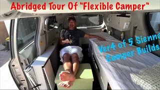 A Quick Abridged Look Back At The "Flexible Camper" Sienna Camper Build. Number 4 of 5