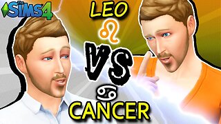 Sims 4 ZODIAC SHOWDOWN - ♌︎Leo VS ♋︎Cancer