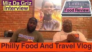 Best Soul Food In Philly | Aunties Biscuits Food Review | Miz Da Griz aka Nu Treez TV Interview