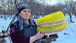 Village Malt Halva, Caucasian Dessert With Just One Ingredient, Cooking Videos