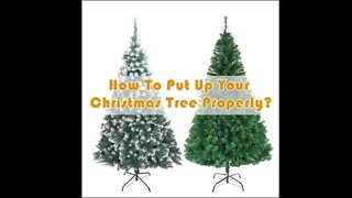 How to setup your Christmas Tree properly