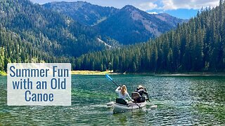 Summer Relaxation Near the Homestead - Making an Old Canoe into a Stable & Comfortable Fishing Boat