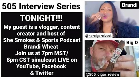 Interview with Brandi Wheat of HerCigarCloset and She Smokes & Sports Pododcast