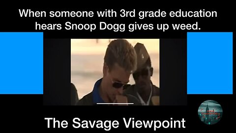 Snoop Dogg Gave Up Weed.