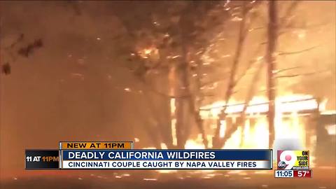 Local couple escaped California wildfires