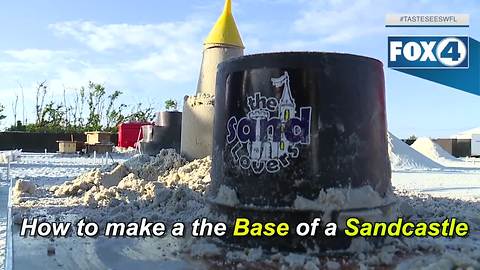 How to make a sand sculptures on Fort Myers Beach