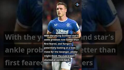 Rangers must re-enter the market for a centre-back #shorts