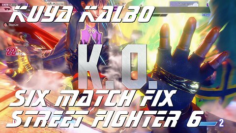 Kuya Kalbo Six Match Fix with Chun Li on Street Fighter 6 as Puyat 02-19-2024 Part2