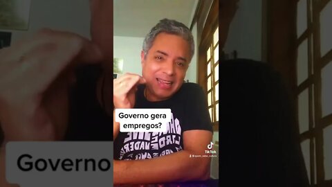 Governo gera empregos? #shorts #short #youtubeshorts #shortsvideo #emprego #governo #trabalho