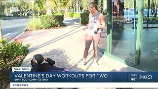 Valentine's Day crunch workout for couples