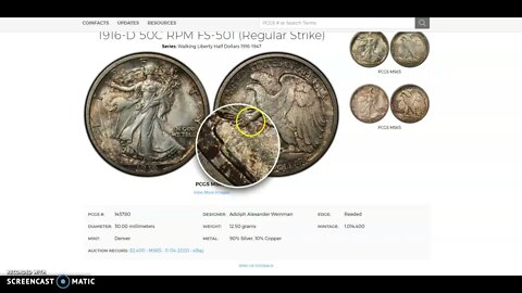 Using PCGS Price Chart to Identify Walking Liberty Varieties and Errors