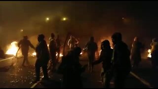 SOUTH AFRICA - Cape Town-N2 is closed inbound due to protest action.(Video) (g8R)