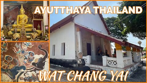 Wat Chang Yai - The Monastery of the Great Elephant วัดช้างใหญ่ - Ayutthaya Thailand 2022