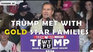 Rep. Mike Waltz tells a story about President Trump meeting with Afghanistan Gold Star families
