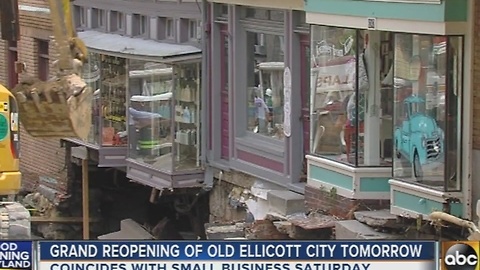 Old Ellicott City reopens on Small Business Saturday