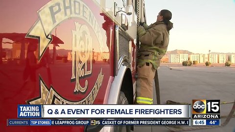 Phoenix Fire looking for women to join firefighting force