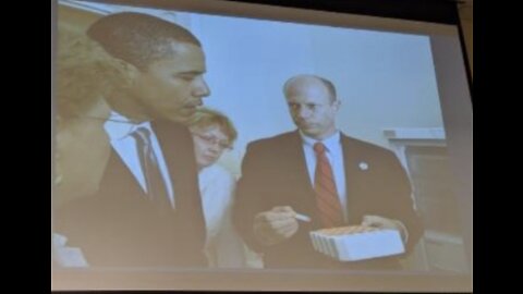 Here’s Andy Weber of DTRA lab in Ukraine, in 2005 holding a vial Anthrax to show Obama