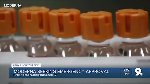 Moderna applies for emergency COVID vaccine approval