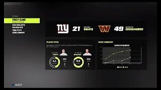 Madden NFL 23: New York Giants @ Washington Commanders (Redskins) Franchise Mode Year 1 Week 15