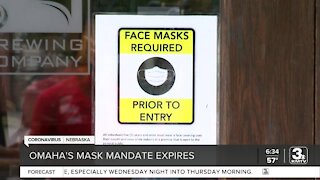 Omaha's mask mandate ends