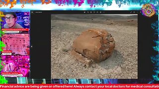 Alberta BAdLAnds Red Rock Coulee BurnEye Explores on site Giant Balls! BioGeology? Megalithic? 20min